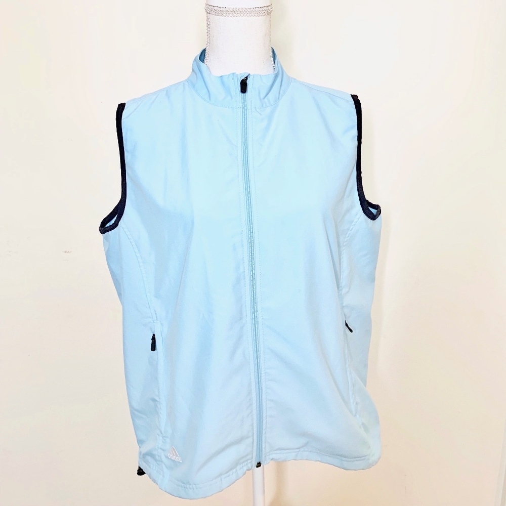 Adidas ClimaProof Wind Vest Jacket Size L EUC